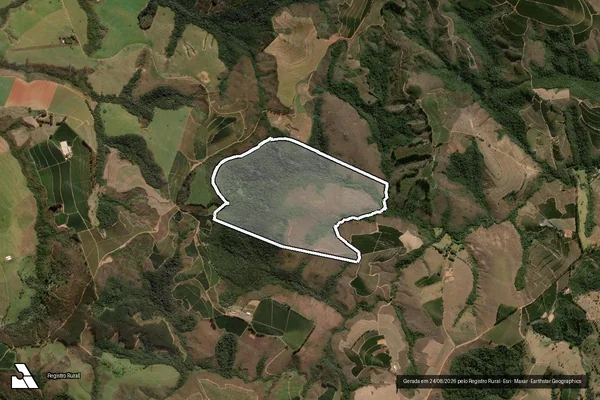 Imagem de satélite de Fazenda Severino - Parte 1 em Pratinha - MG