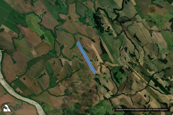 Imagem de satélite de Lote de terras nº 204/A-1 - Lote de terras nº 204/A-1 Parte 1 em Itambé - PR