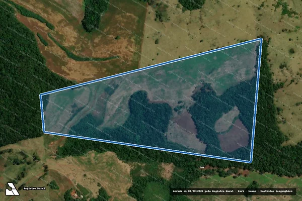 Imagem de satélite de Sítio Laderão - Parte 2 em Pitanga - PR