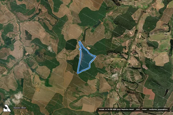 Imagem de satélite de FAZENDA SILVÉRIA - PARTE 3 em Capelinha - MG