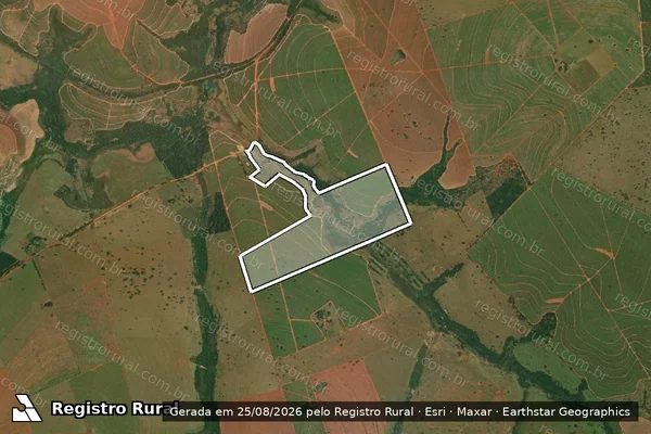 Imagem de satélite de Fazenda Bom Sucesso / Gleba A - Gleba A em Sandovalina - SP