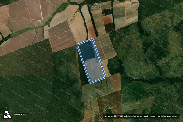 Imagem de satélite de Fazenda Josimar Gleba A - Parte 1 em Nova Maringá - MT