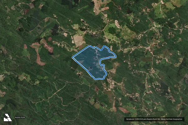 Imagem de satélite de SITIO SANTO ANTONIO II - PARTE 1 em Campo Largo - PR