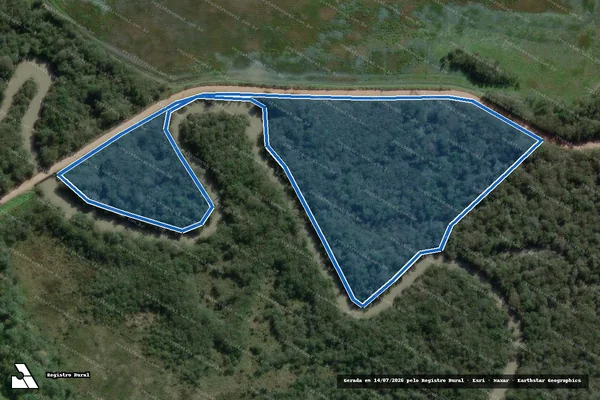 Imagem de satélite de Fazenda Nova Esperança - Gleba 03 em Canoinhas - SC