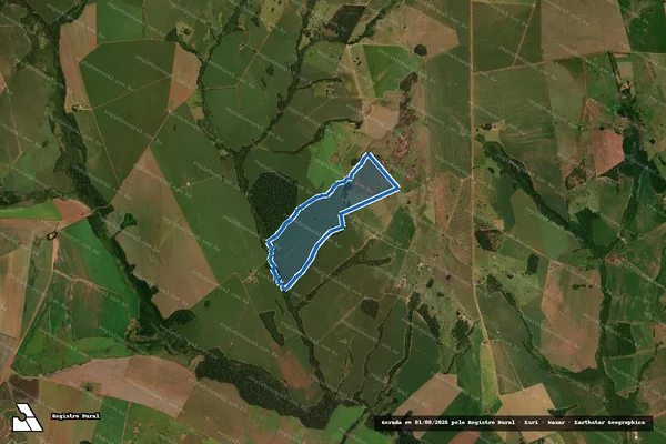 Imagem de satélite de FAZENDA RECANTO - Fazenda Recanto em Amambai - MS