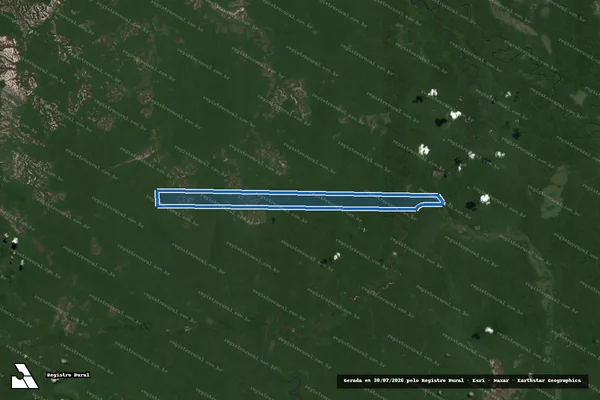 Imagem de satélite de FAZENDA SANTO ANTÔNIO  - Parte 1 em Manicoré - AM