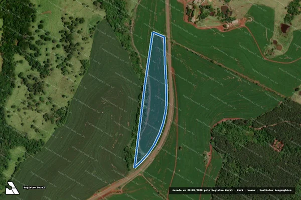 Imagem de satélite de FAZENDA BOI BRANCO ? PARTE 01 ? Mat. 33.213 - FAZENDA BOI BRANCO ? PARTE 01 ? Mat. 33.213 ? PT A em Cascavel - PR