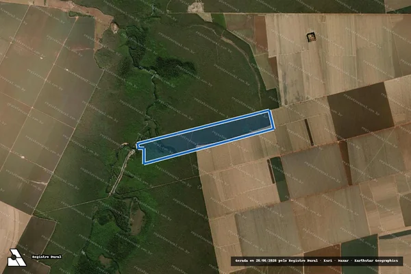 Imagem de satélite de Fazenda Paraíso - Fazenda Paraiso 19 em Sapezal - MT