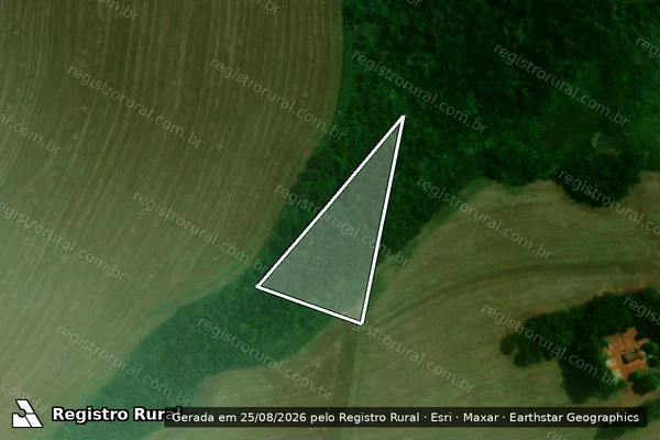 Imagem de satélite de FAZENDA SANTA ISABEL - PARCELA 01 em Aral Moreira - MS