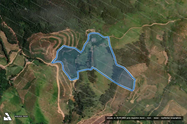 Imagem de satélite de FAZENDA SAO FELIPE - GLEBA 2 em Guaçuí - ES