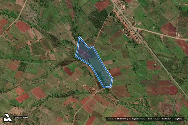 Imagem de satélite de P.A. COMPLEXO JACARÉ CURITUBA em Canindé de São Francisco - SE