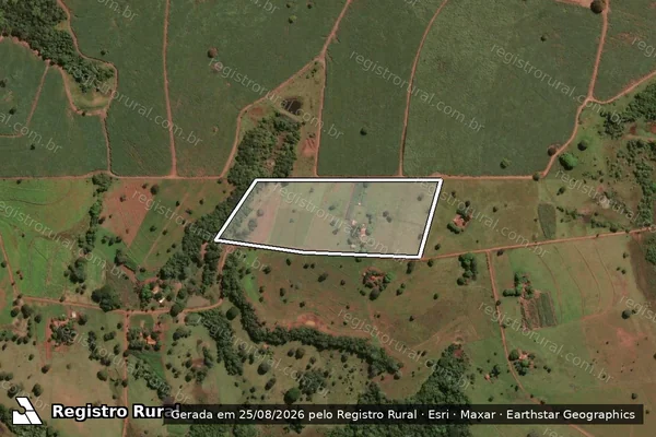 Imagem de satélite de Fazenda Paraiso III - Lote 68 em Limeira do Oeste - MG