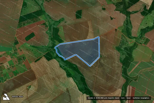 Imagem de satélite de FAZENDA ALTO TAQUARUSSU - Parte 2 em Nova Alvorada do Sul - MS
