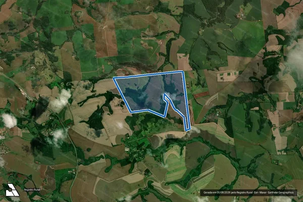 Imagem de satélite de QUINHÃO "B-REM" - GLEBA B em Marilândia do Sul - PR