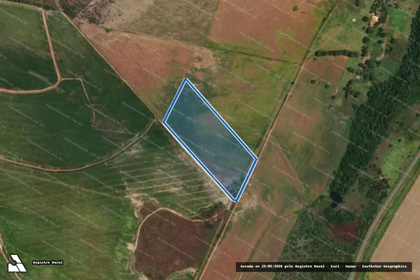 Imagem de satélite de Fazenda Paraíso - Gleba 11 em Alto Paraíso de Goiás - GO
