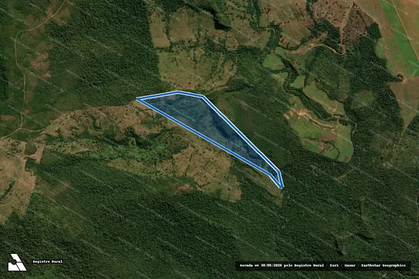 Imagem de satélite de Estância Baliza - 001 em Poxoréu - MT
