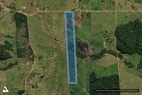 Imagem de satélite de LOTE 10 - GLEBA 36 - P.A.D. BURAREIRO - LOTE 10/A - GLEBA 36 - P.A.D.BURAREIRO em Monte Negro - RO