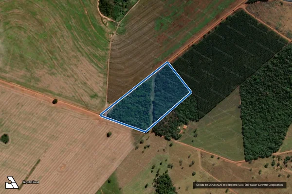 Imagem de satélite de Fazenda Rio Preto - Parte 1 em Rio Verde - GO