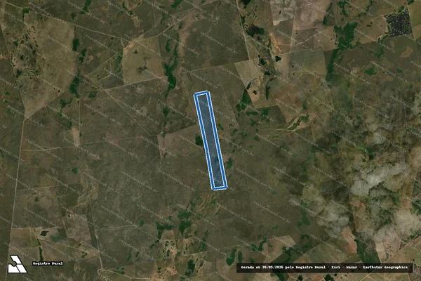 Imagem de satélite de Fazenda Olho D?Água I - Parte 1 em Araguaiana - MT