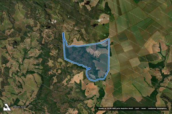 Imagem de satélite de Fazenda Taboca em São Gabriel do Oeste - MS