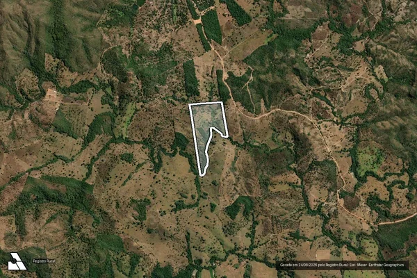 Imagem de satélite de FAZENDA MACACOS - Parcela 1 em Uruaçu - GO