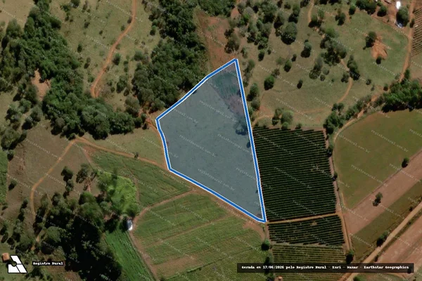 Imagem de satélite de Fazenda Laje - Gleba C em Arapuá - MG