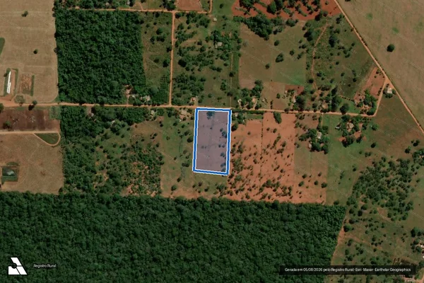 Imagem de satélite de FAZENDA SERTANEJA ? ÁREA DESMEMBRADA ? GLEBA B - LOTE 8A em Terenos - MS