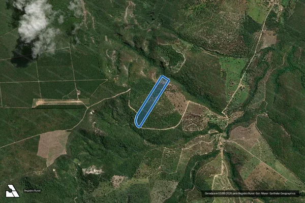 Imagem de satélite de Fazenda Pau Brasil - GLEBA 1b em Jequitinhonha - MG