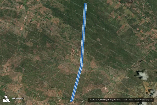 Imagem de satélite de CHAPADO - GLEBA 06 em Tangará - RN