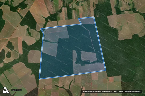 Imagem de satélite de Fazenda Chilena de Prata - Parte 1 em Novo Horizonte do Norte - MT