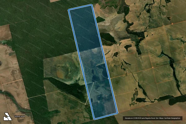 Imagem de satélite de FAZENDA PRIMAVERA I - Parte 1 em Porto Alegre do Norte - MT