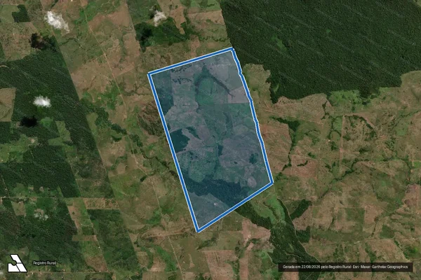 Imagem de satélite de FAZENDA RECANTO DO BOI / Parte 1