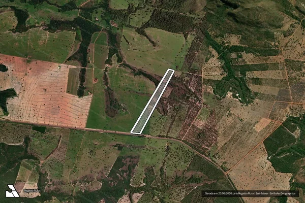 Imagem de satélite de LOTE 13 - P.A. SERRA VERDE / Parte 1