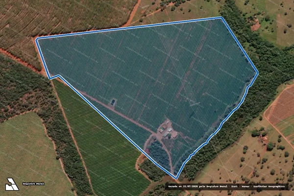 Imagem de satélite de FAZENDA FORTALEZA DE BAIXO - Parte 1 em Itapagipe - MG
