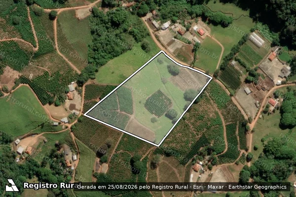 Imagem de satélite de Serra da Conceição - Gleba A em Machado - MG