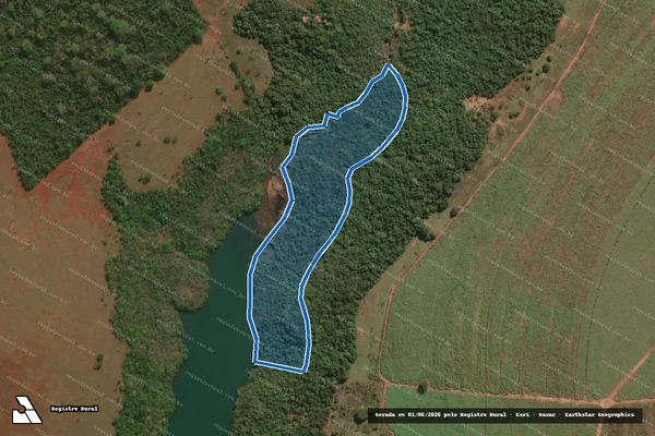 Imagem de satélite de FAZENDA MATRIZ - PARCELA 02 em Cachoeira Alta - GO