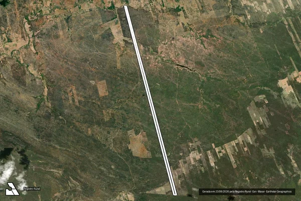 Imagem de satélite de Lugar Santa Rosa da Fazenda São Domingos - Parte 2 ? Remanescente em Serra Talhada - PE