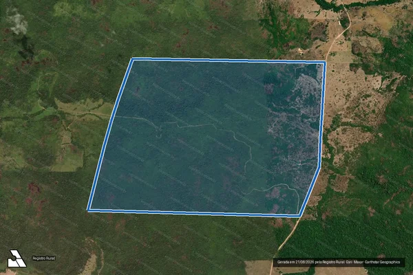 Imagem de satélite de Fazenda Três Rios