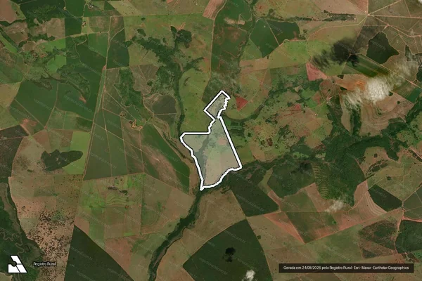 Imagem de satélite de Fazenda Angolinha - Fazenda Angolinha em Costa Rica - MS
