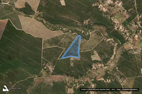 Imagem de satélite de Fazenda Caldeirão - Parte 4 em São João do Paraíso - MG