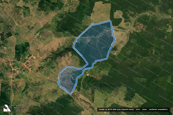 Imagem de satélite de FAZENDA CANAÃ - Parcela 1 em Arame - MA