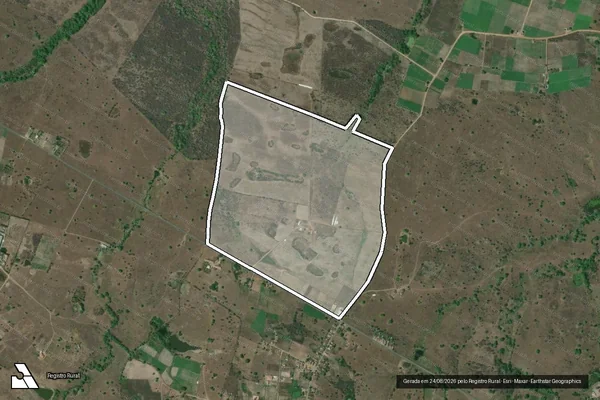 Imagem de satélite de FAZENDA CAATINGA II - GLEBA em Itabaiana - SE