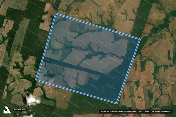 Imagem de satélite de FAZENDA NORTÃO I - FAZENDA NORTÃO I em Alta Floresta - MT