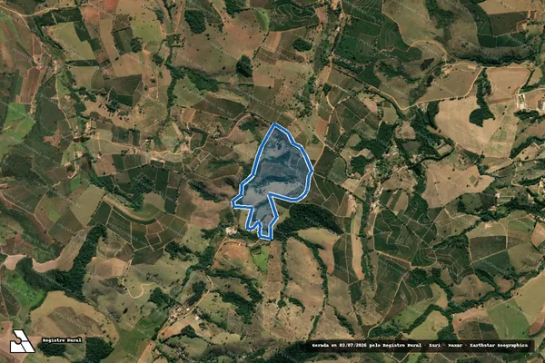 Imagem de satélite de FAZENDA SANTA TEREZINHA - FAZENDA SANTA TEREZINHA 4 em Monsenhor Paulo - MG