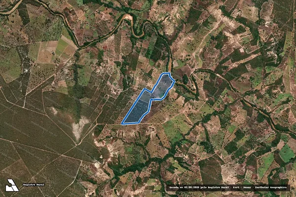 Imagem de satélite de FAZENDA SANTA CATARINA - Gleba 02 em Chapada Gaúcha - MG