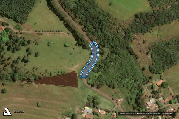Imagem de satélite de RECANTO DAS NASCENTES - ESTRADA em Itirapina - SP