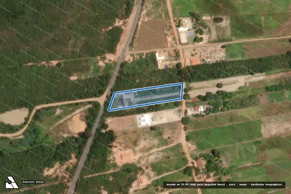 Imagem de satélite de FAZENDA PAUS PRETOS - Parte 2 em São João do Paraíso - MG