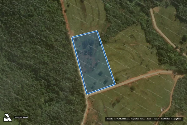 Imagem de satélite de Vale do Luar - GLEBA 18 em Brumadinho - MG