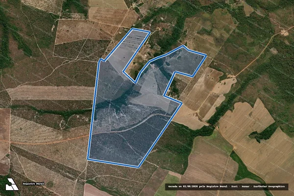Imagem de satélite de FAZENDA OITI em Riachão - MA