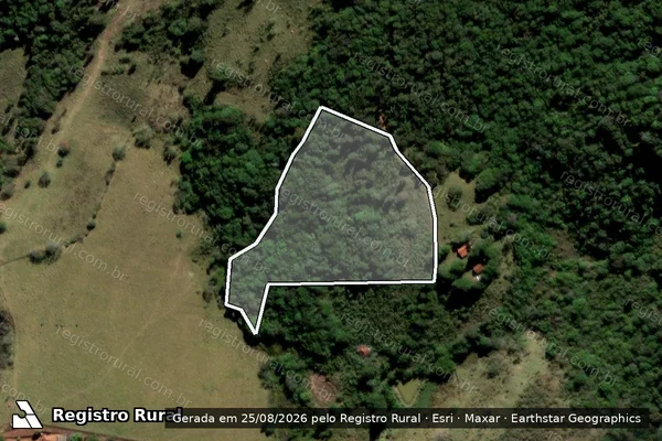 Imagem de satélite de SÍTIO NASCENTE DOURADA - GLEBA 5 em Bueno Brandão - MG